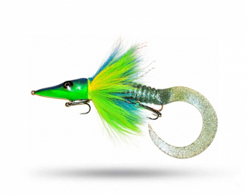 L.Corr Lures Disco Pike X-Large - Green Blue Yellow